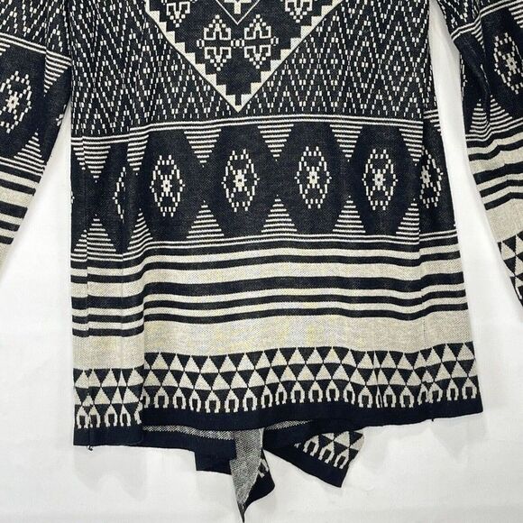Aztec Cardigan Sweater Womens Medium 64 Sixty Five Draped - Picture 13 of 16
